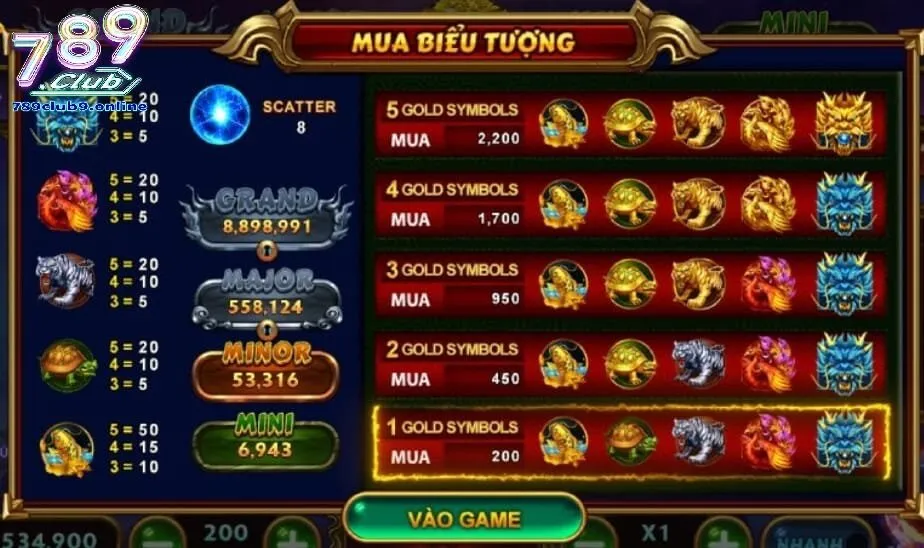 Chiến Thuật & Mẹo Săn Hũ 4 Thần Thú Bất Bại Tại 789Club